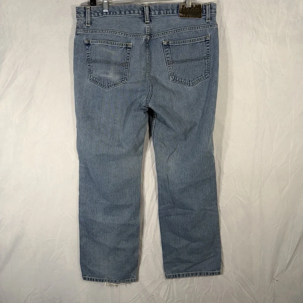 Vintage izod Classic Fit Medium Wash Blue Jeans Men's 38x30 Pants